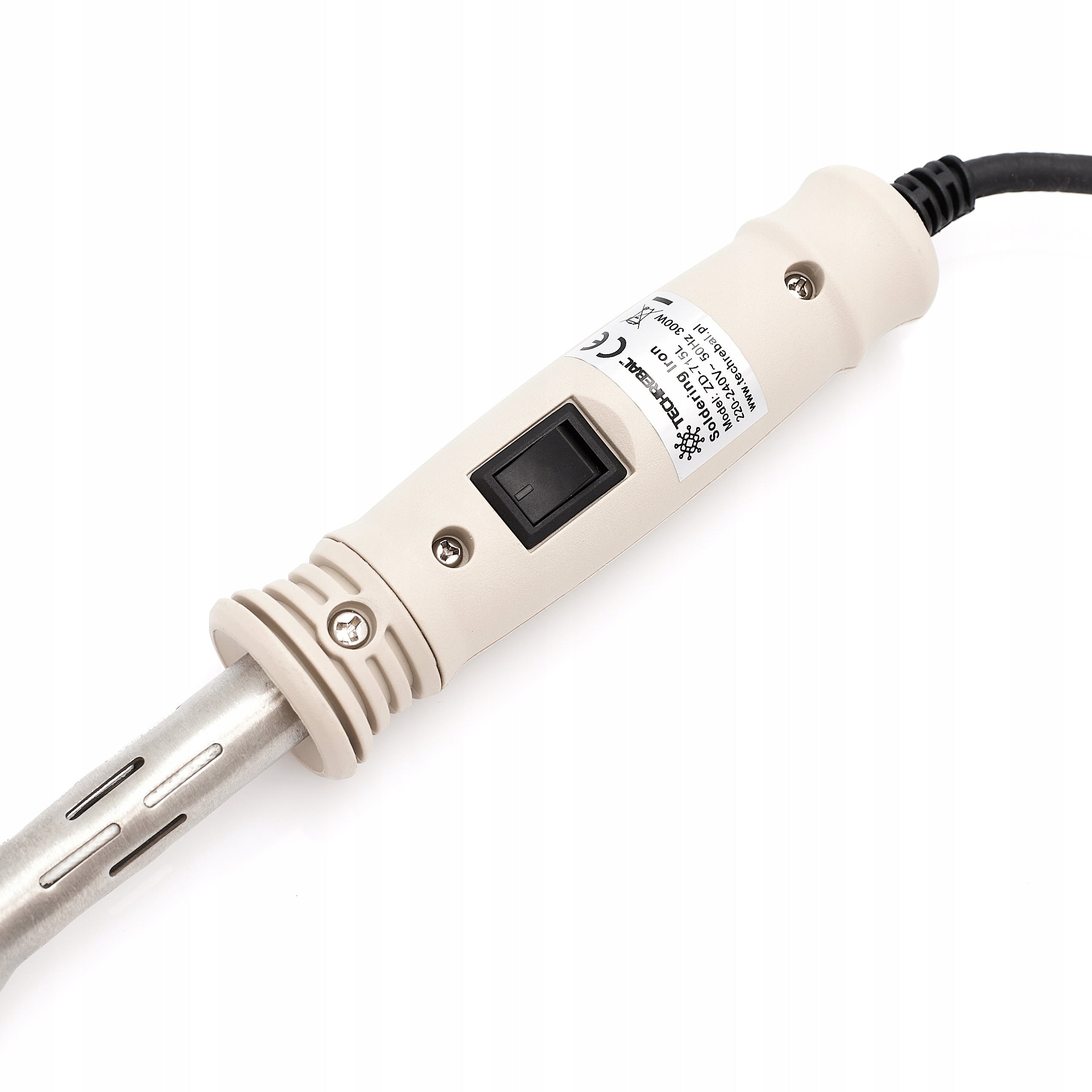 STRONG RESISTANCE HEATER SOLDERING IRON 300W FOR GUTTER SHEETS FLASK TIP BENT Power 300 W