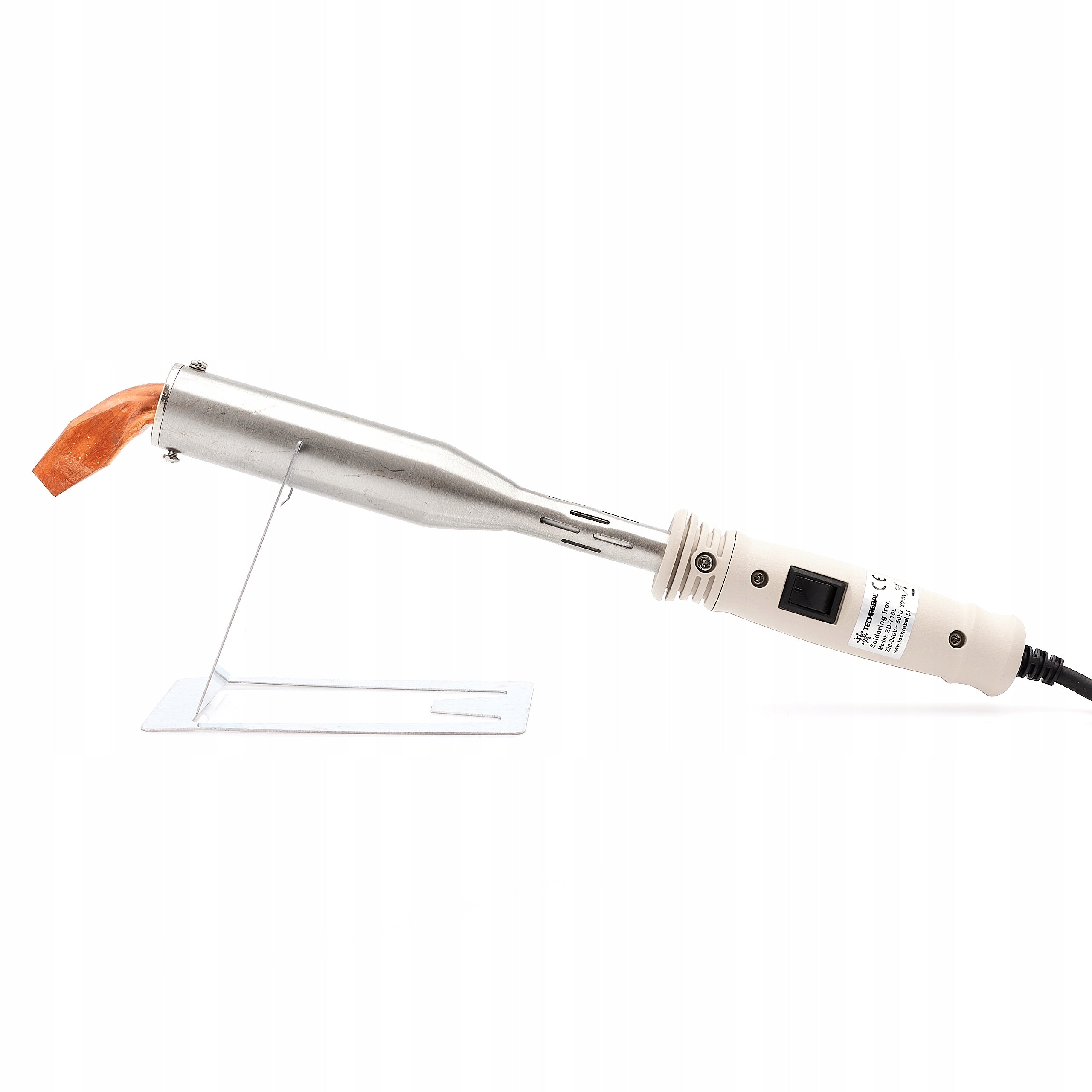 STRONG RESISTANCE HEATER SOLDERING IRON 300W FOR GUTTER SHEETS FLASK TIP BENT
