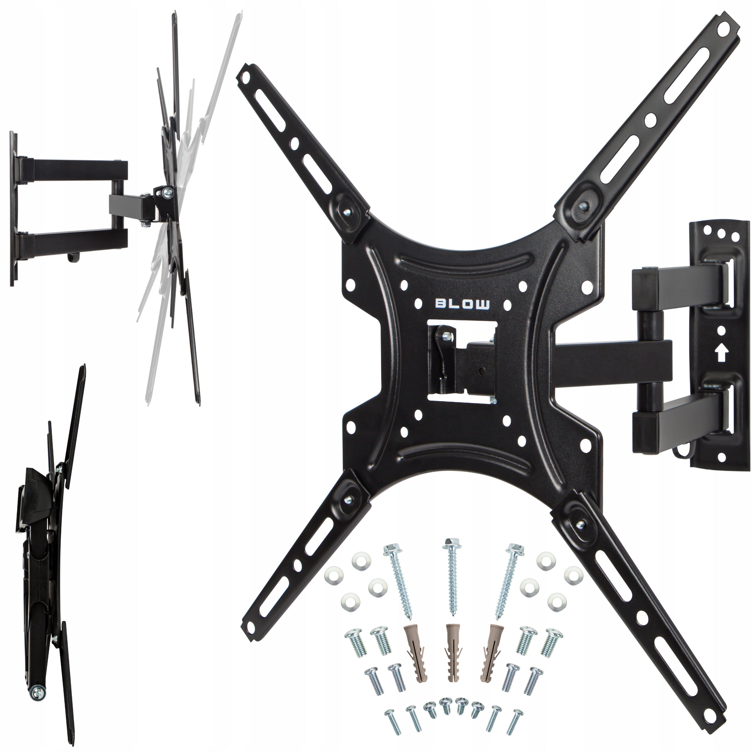 STRONG ROTATING WALL MOUNT TV HANGER 13-55'' INCHES VESA TYPE X
