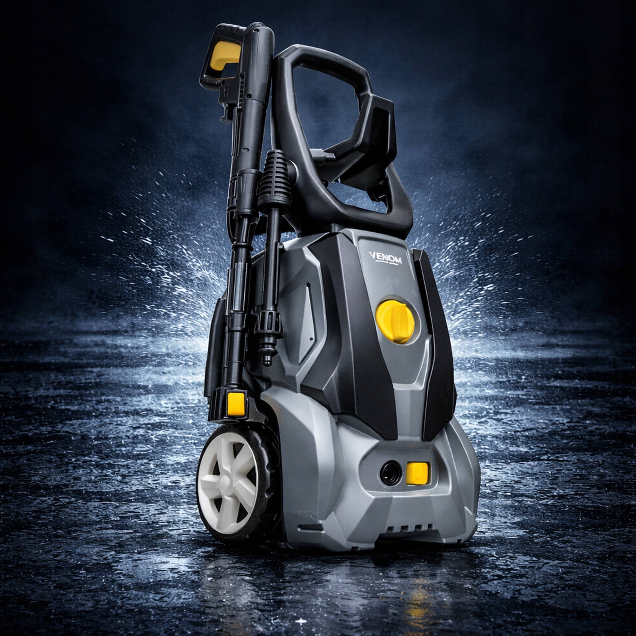 STRONG SELF-SUCTION PRESSURE WASHER VENOM ALU FOR CAR CUBE FOAMER Manufacturer code VN 309-1600A MYJKA CIŚNIENIOWA 1600W 130BAR