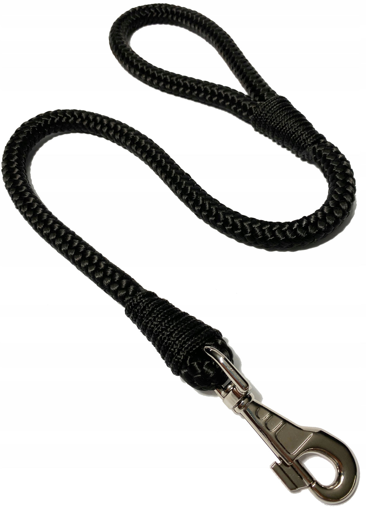 STRONG SHORT DOG LEASH 70 CM/ ø 14 CORD WHIP