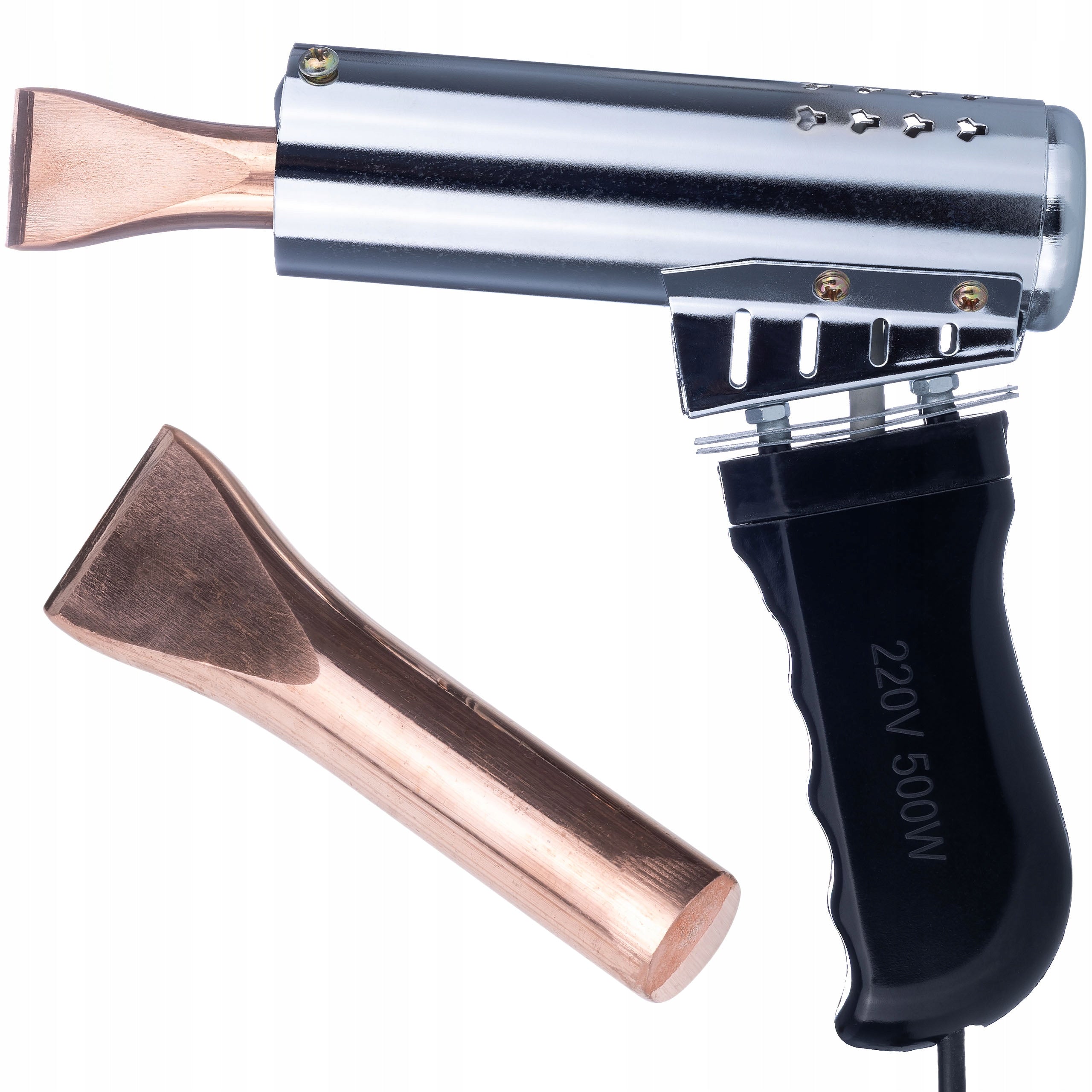 STRONG SOLID RESISTANCE FLASK HEATER SOLDERING IRON 500W COPPER TIP Power 500 W