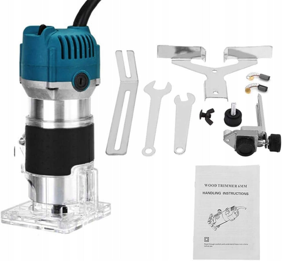STRONG SPINDLE MILLING MACHINE FOR WOOD 30000RPM 800W + 15PCS CUTTERS Brand no brand