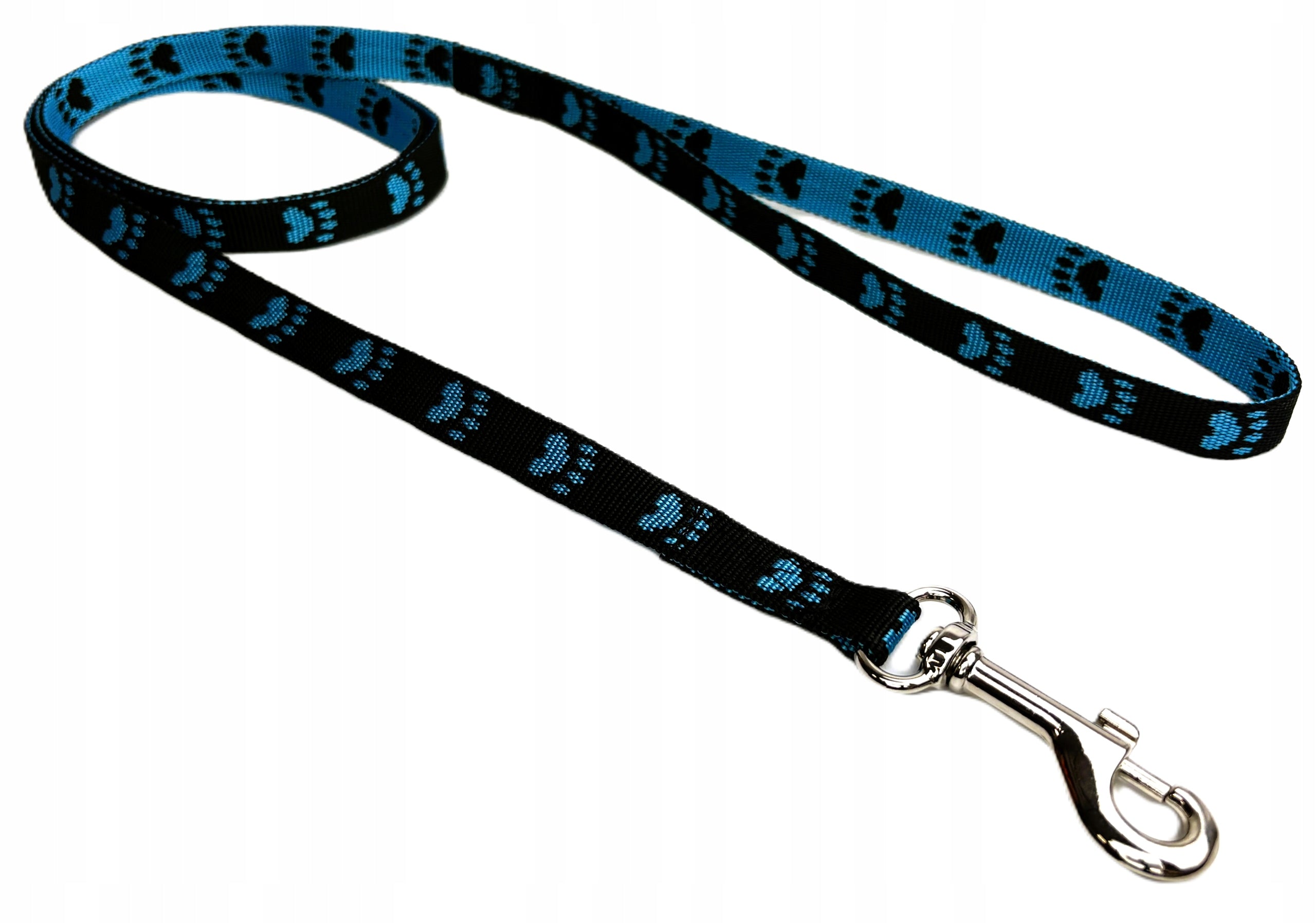 STRONG STEP-IN DOG HARNESS SIZE M PAW TAPE BLACK-BLUE Brand Aleksandra