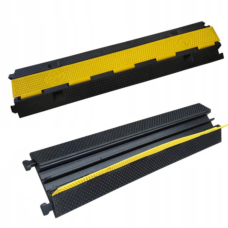 STRONG THRESHOLD CABLE OVERRUN COVER CABLE PROTECTION BRIDGE 2 CHANNEL 100 CM Manufacturer code NAJAZD KABLOWY PRÓG POMOST OCHRONA