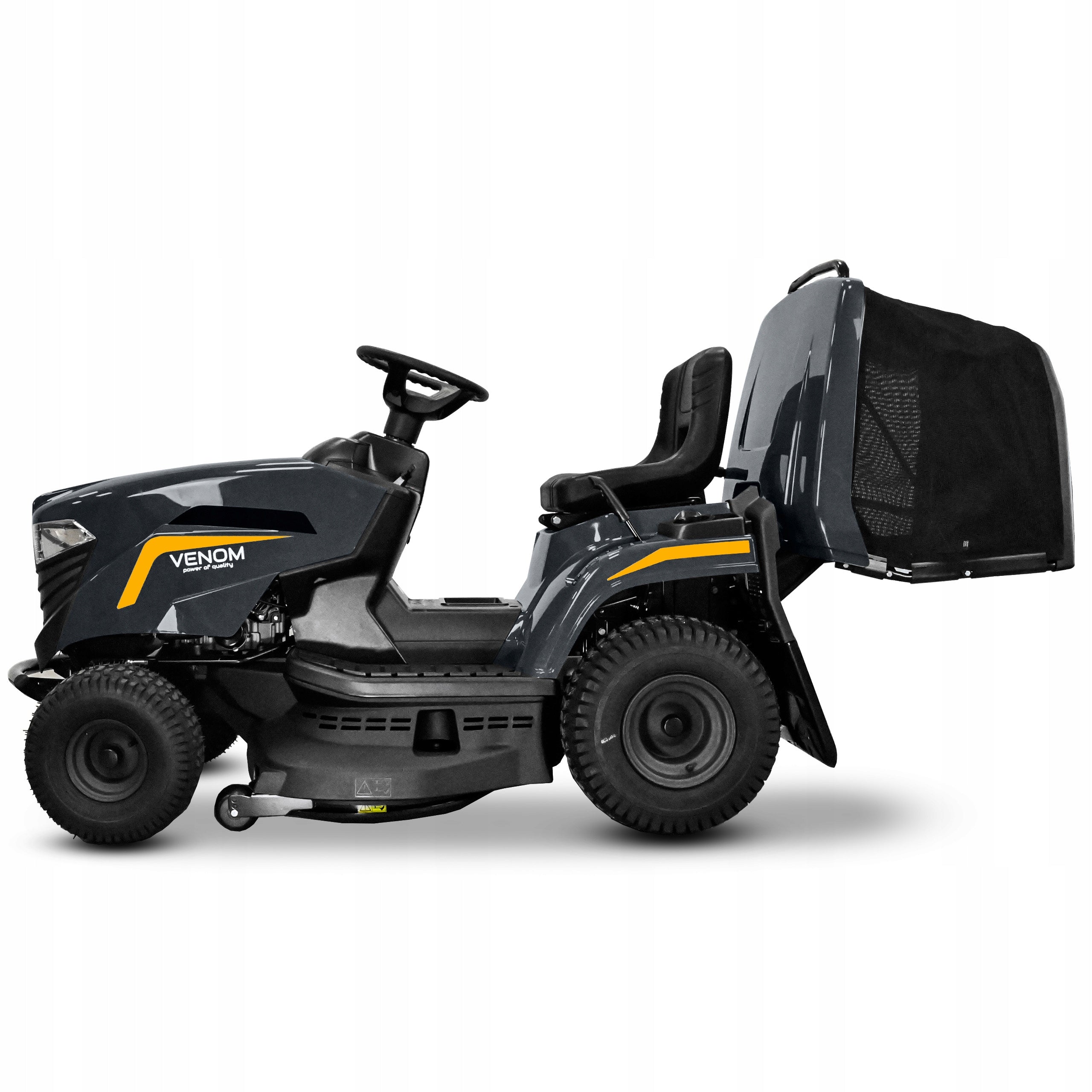 STRONG TRACTOR LAWN MOWER VENOM BY STIGA 2CYL 586cc BASKET TRAILER Model Traktor do trawy MOCNY VENOM BY STIGA + PRZYCZEPKA