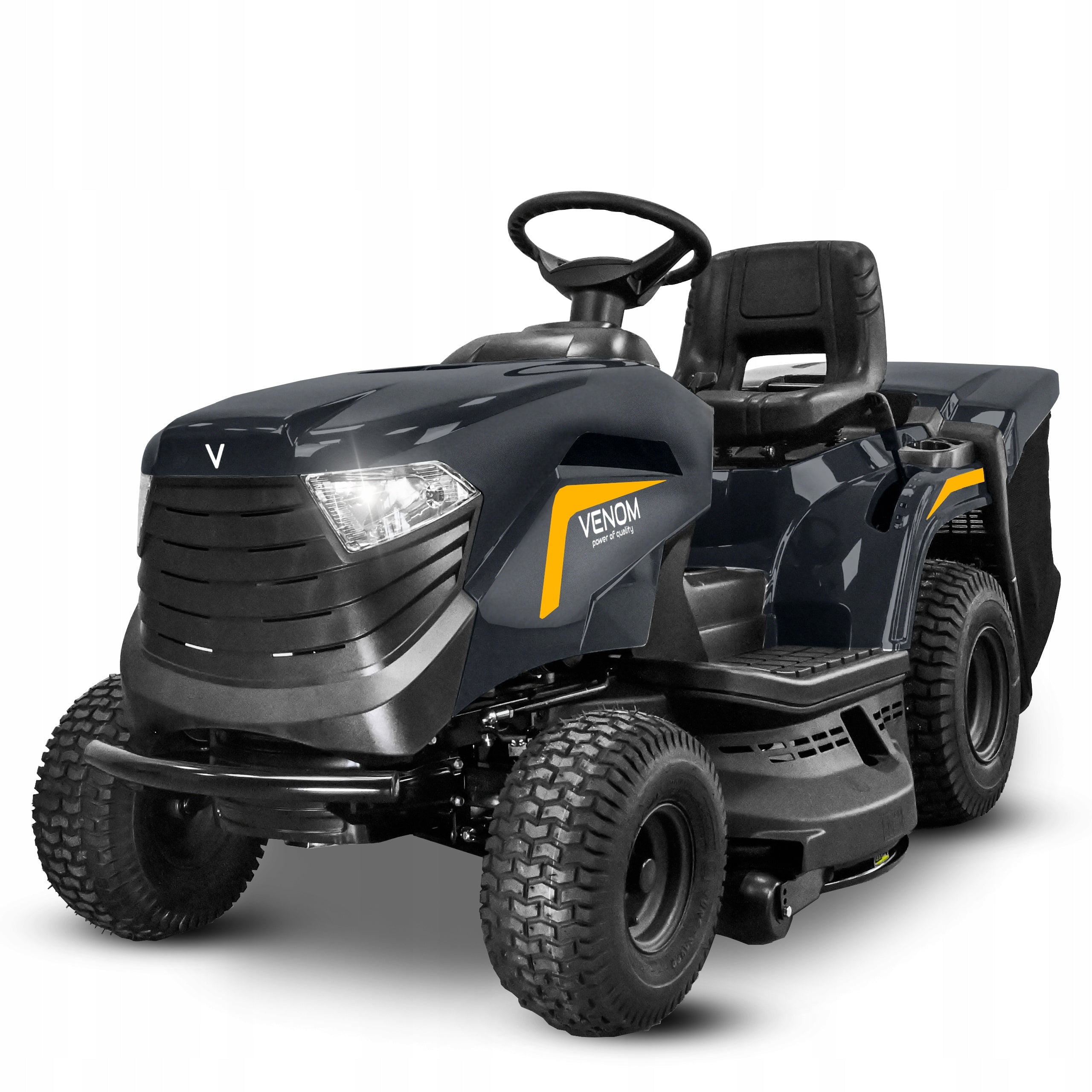 STRONG TRACTOR LAWN MOWER VENOM BY STIGA 2CYL 586cc BASKET TRAILER Series Traktorek ogrodowy kosiarka ST 550 STIGA