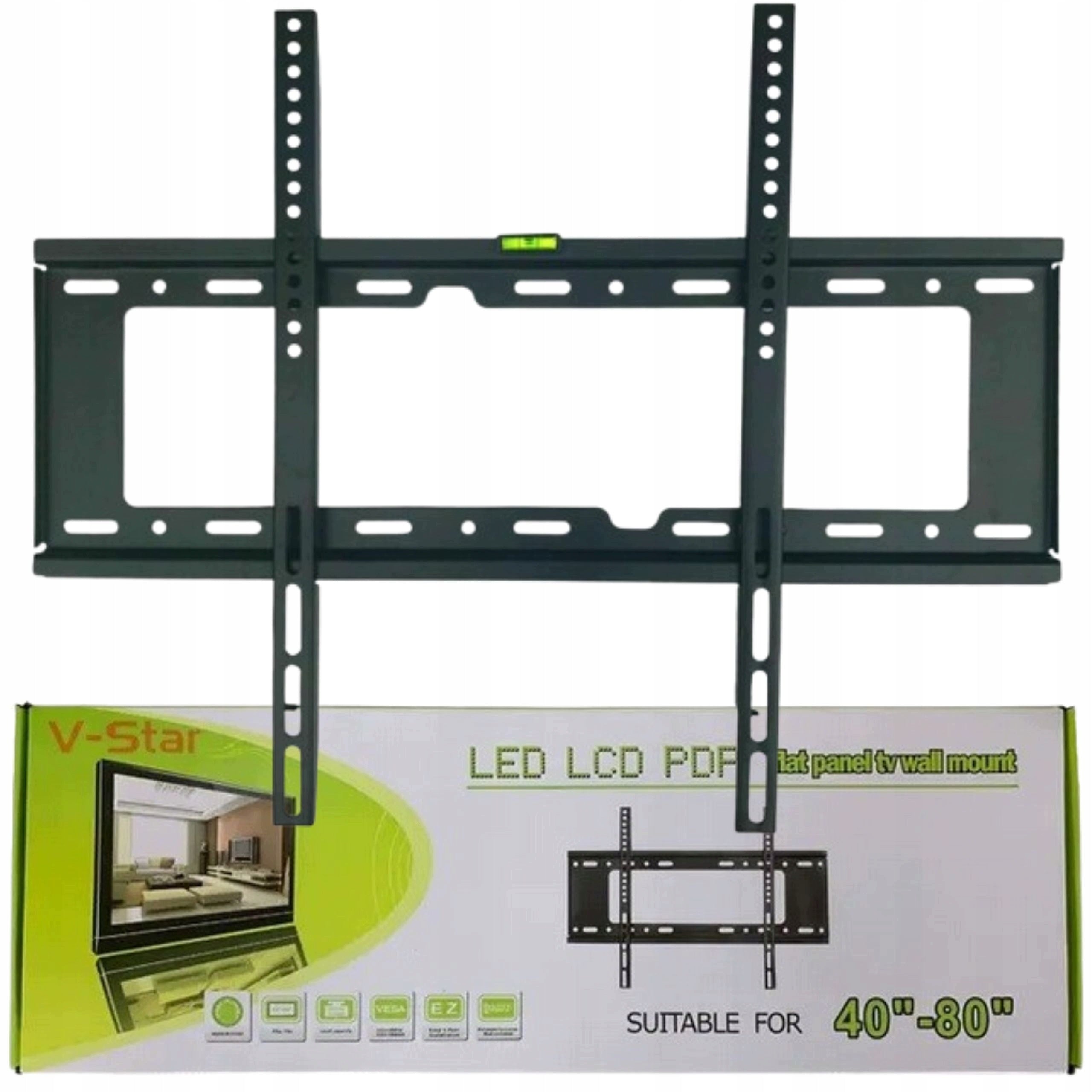 STRONG TV MOUNT TV HANGER LCD FLAT INCHES WALL VESA 32"- 55" Packaging status original