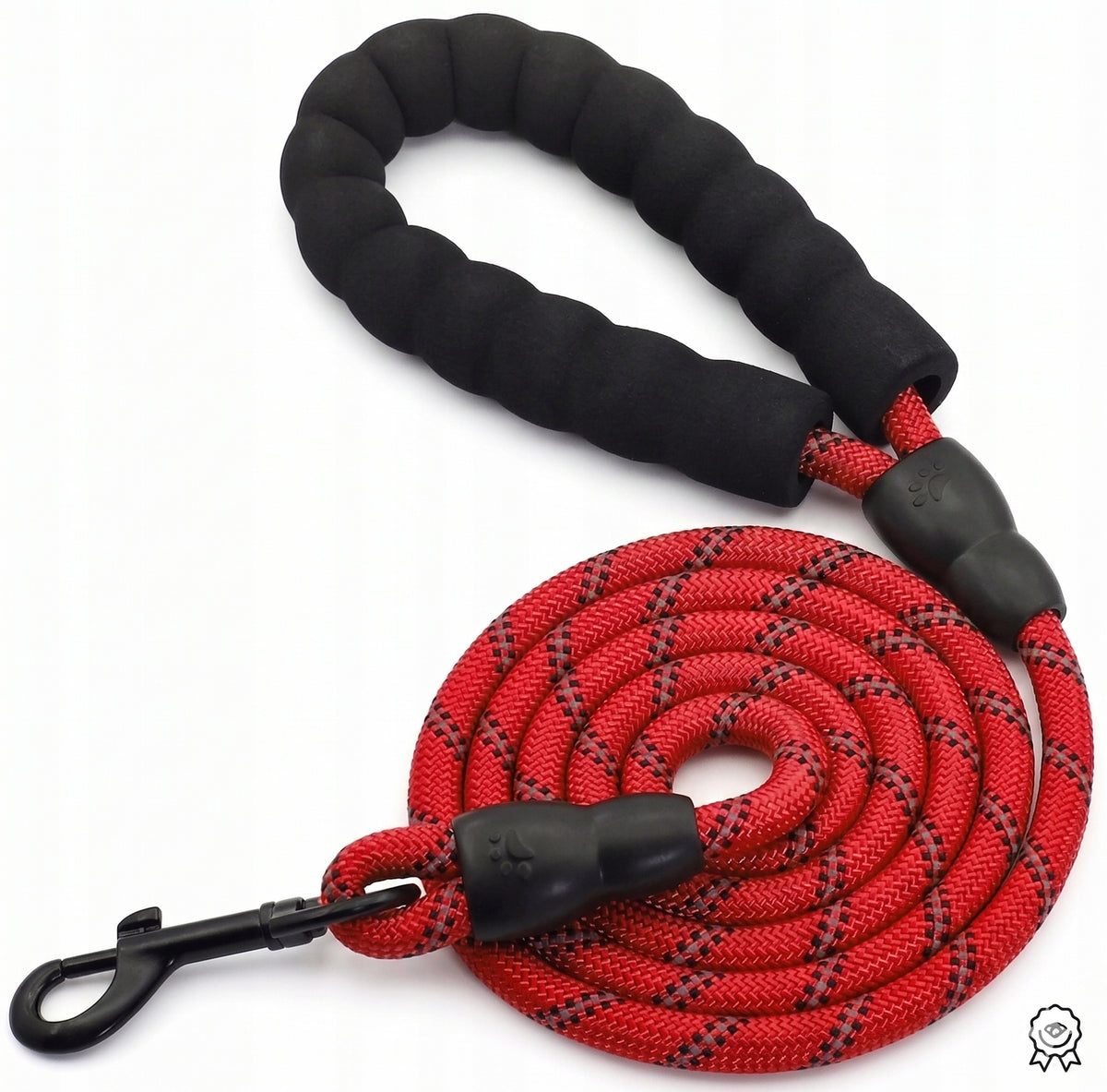 STRONG Training Rope Dog Leash 3m Reflective Red