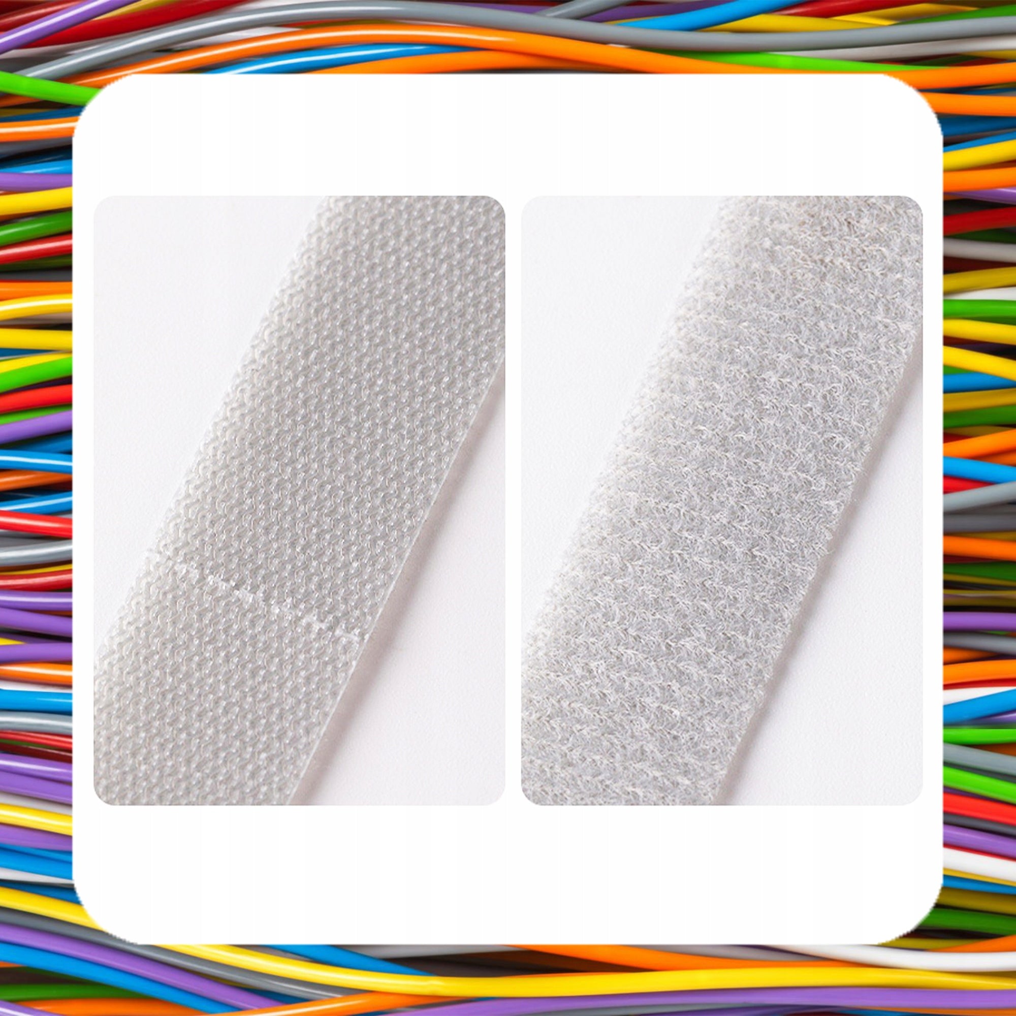 STRONG VELCRO TAPE CABLE ORGANIZER 5m PRACTICAL LONG VELCRO Packaging status original