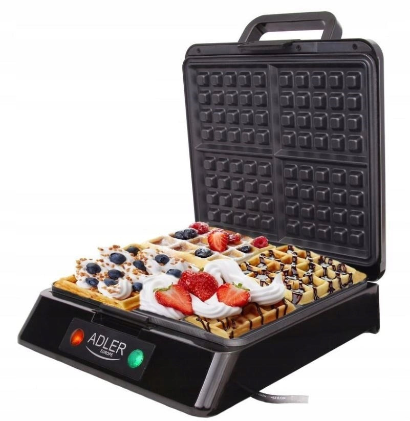 STRONG WAFFLE MAKER CRISPY WAFFLES Adler 1500 W Power rating 1500 W