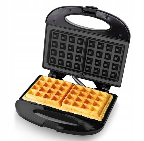 STRONG WAFFLE MAKER TRADITIONAL TOASTER TWO WAFFLES 750 IN Brand Titanum