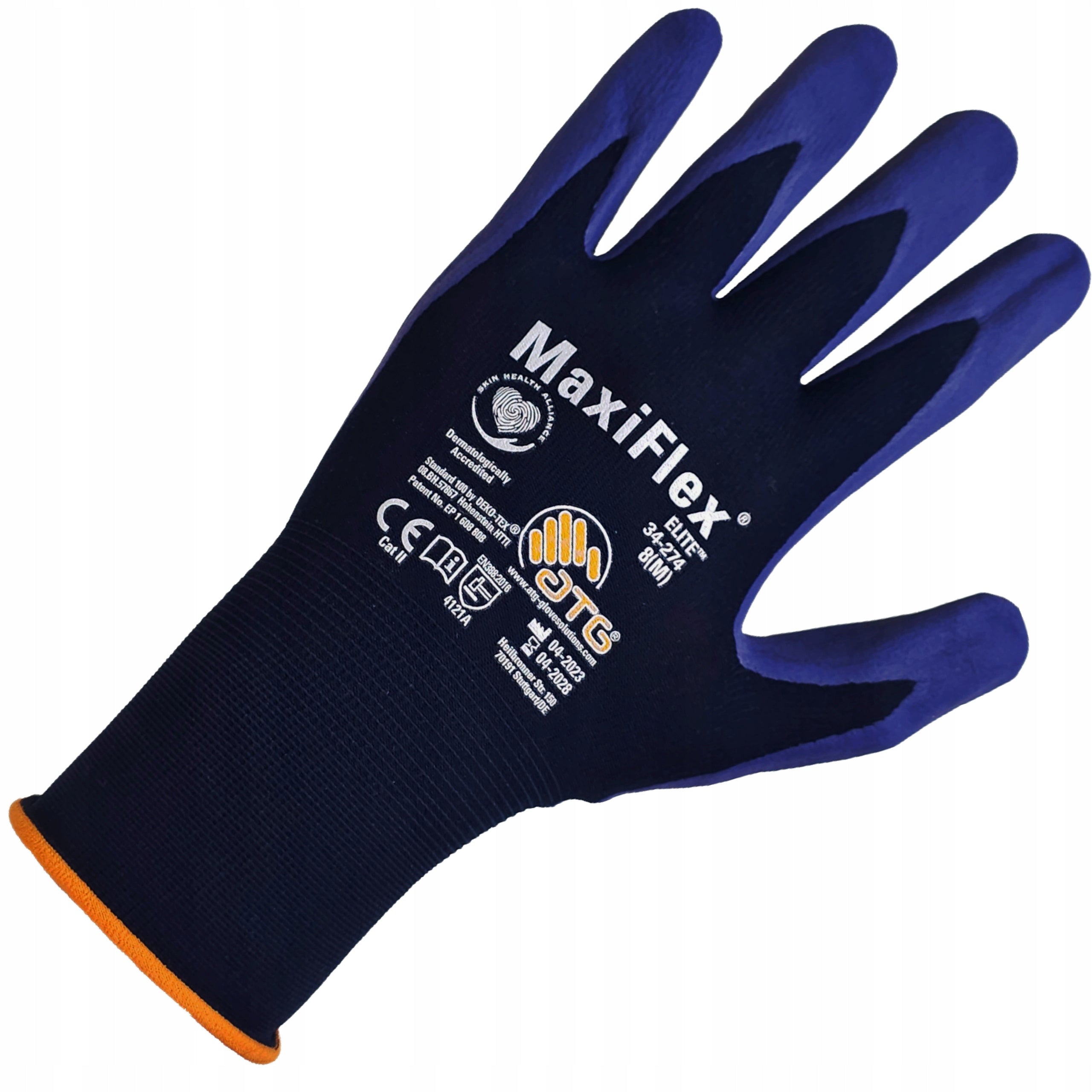 STRONG Work Gloves ELASTIC ATG MaxiFlex ELITE AD-APT Brand ATG