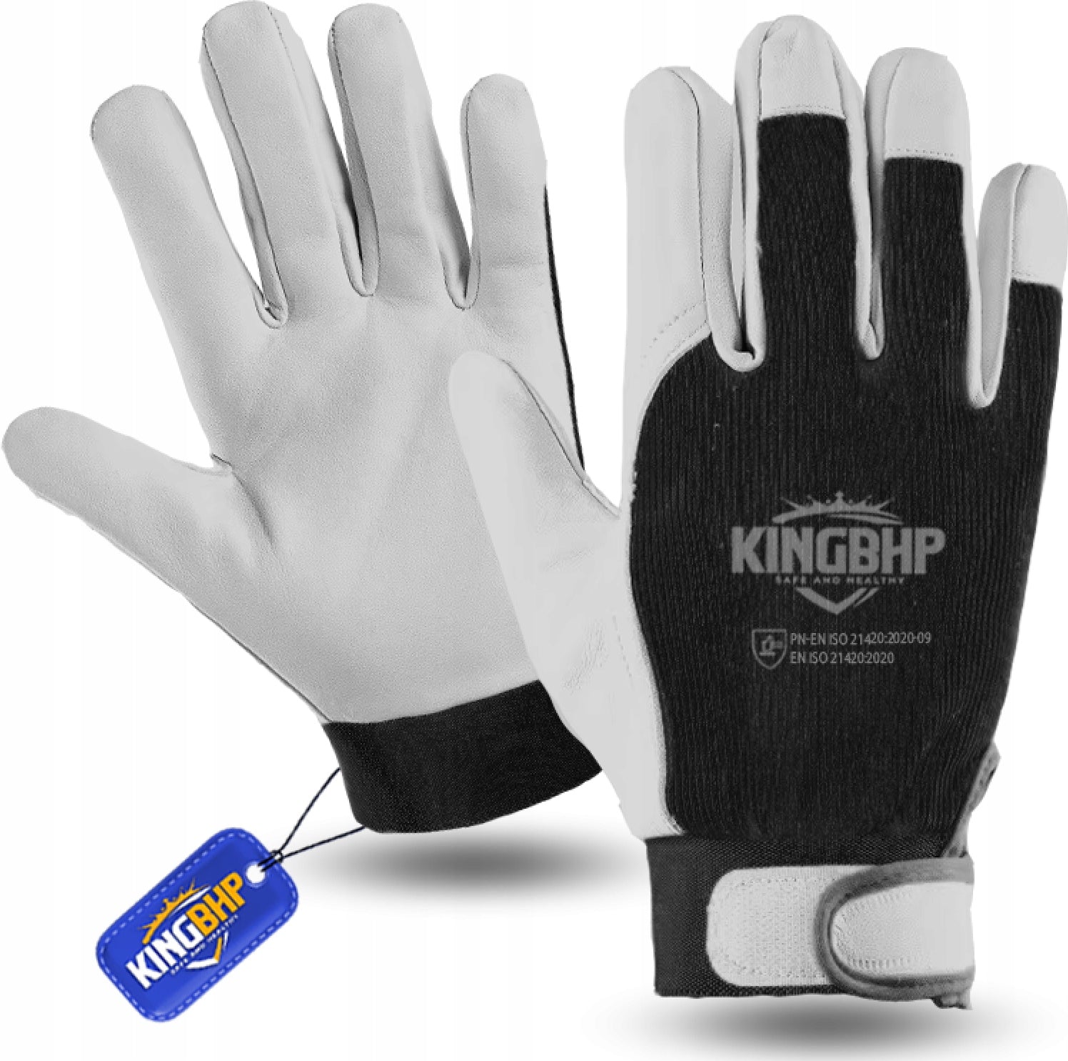 STRONG Work Gloves Leather GLOVES GOAT GRAIN LEATHER + VELCRO