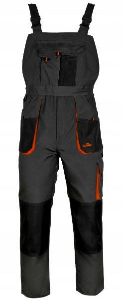 STRONG Work Pants OVERALLS CLASSIC ORANGE REINFORCED OXFORD600 EAN (GTIN) 5906843908273