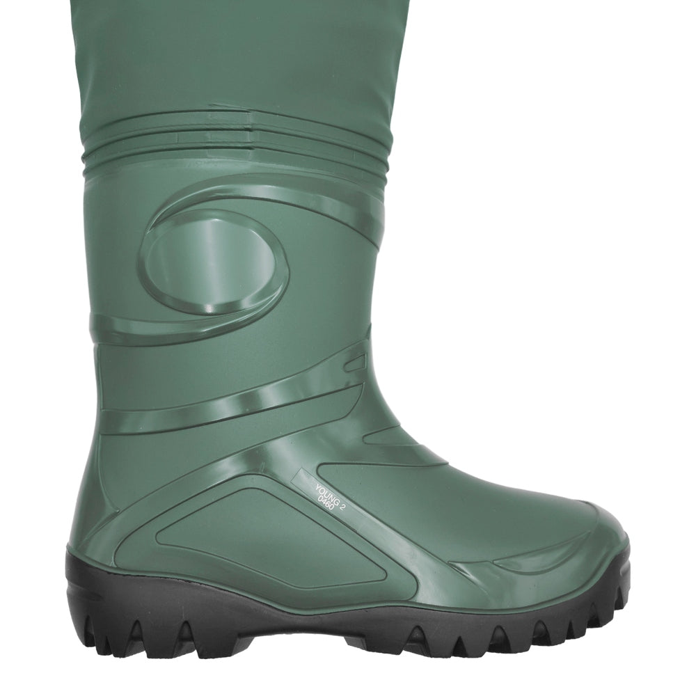 STRONG YOUTH FISHING WADERS GREEN 3KAMIDO 39 Packaging status original
