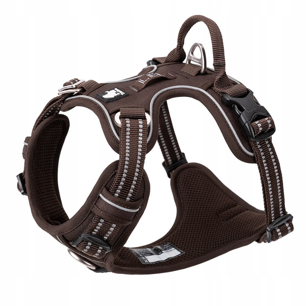 STRONG dog harness GUARD Front Line Premium TRUELOVE easy walk BROWN S