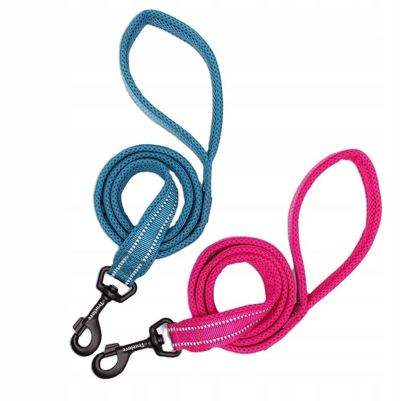 STRONG dog leash REFLECTIVE PINK Truelove 200cm M Brand Truelove