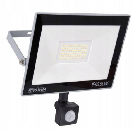 STRUHM KROMA LED floodlight with sensor 100W 6200K 8380lm IP65 110° 0370