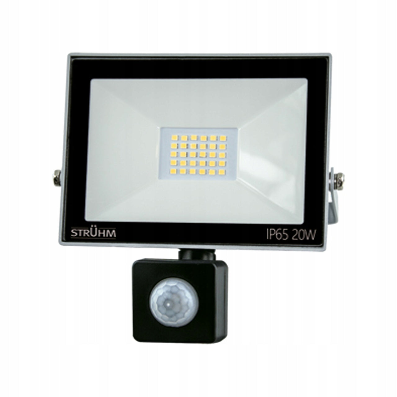 STRUHM SMD LED Floodlight with Motion Sensor KROMA LED S 20W GREY NW 03605