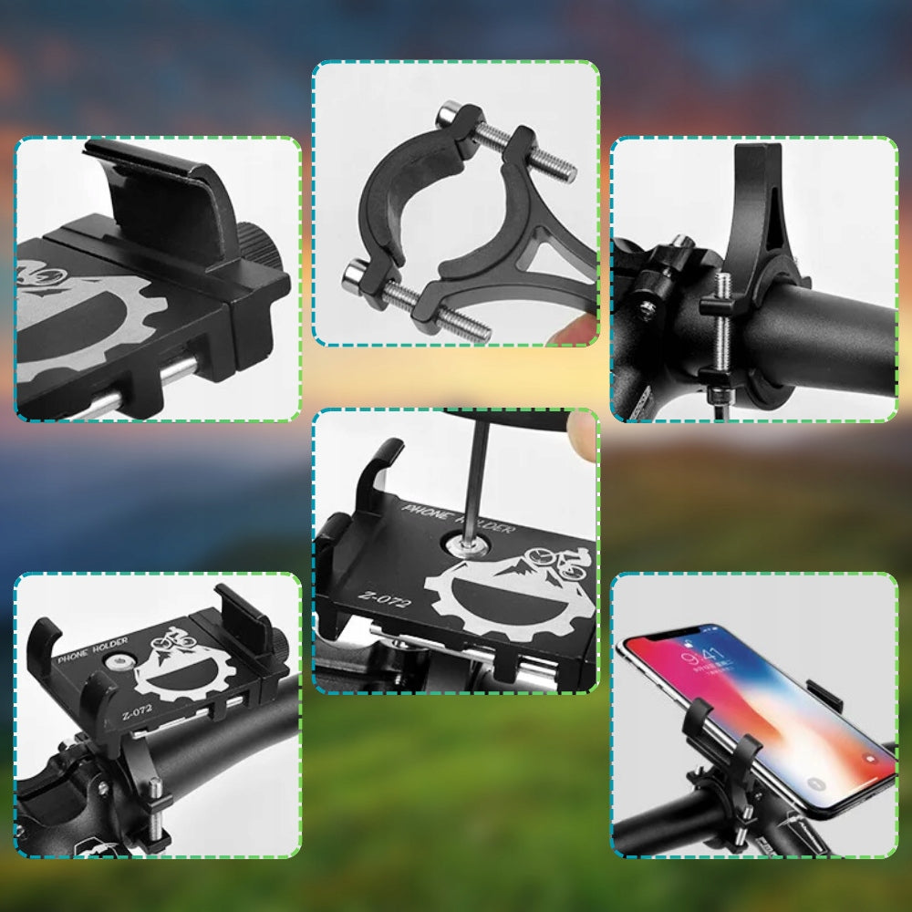 STURDY BICYCLE HOLDER FOR BICYCLE PHONE handlebars MOTORCYCLE GUB strong For mobile