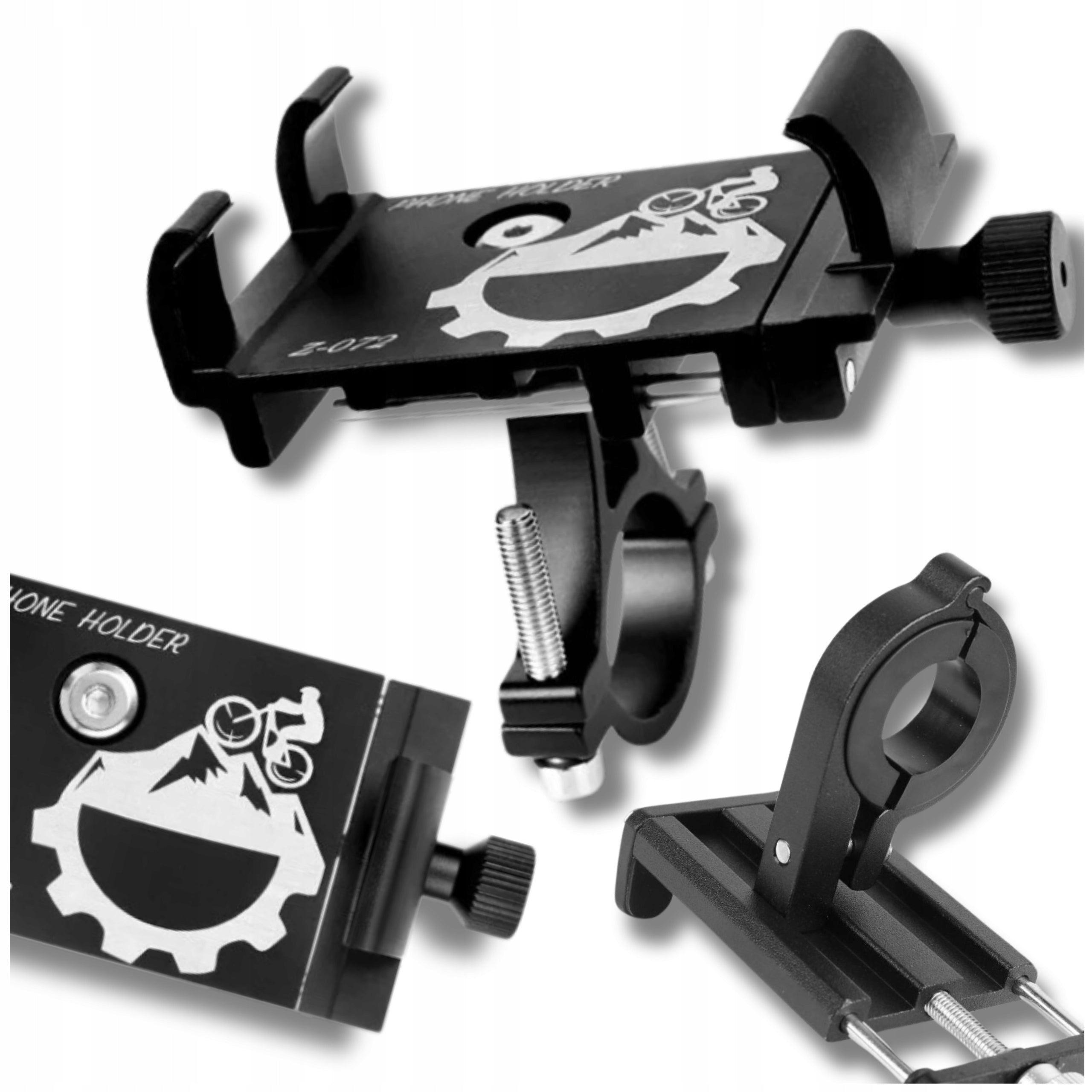 STURDY BICYCLE HOLDER FOR BICYCLE PHONE handlebars MOTORCYCLE GUB strong