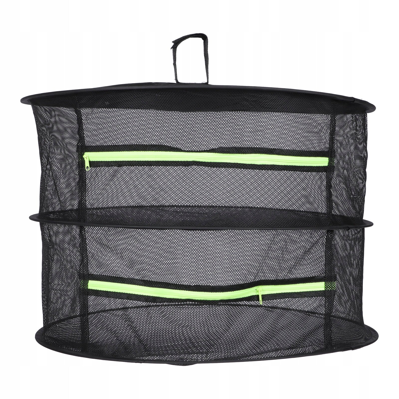 STURDY BLACK PLANT DRYING NET WITH FOLDABLE DOUBLE STORAGE RACK Kind Portable