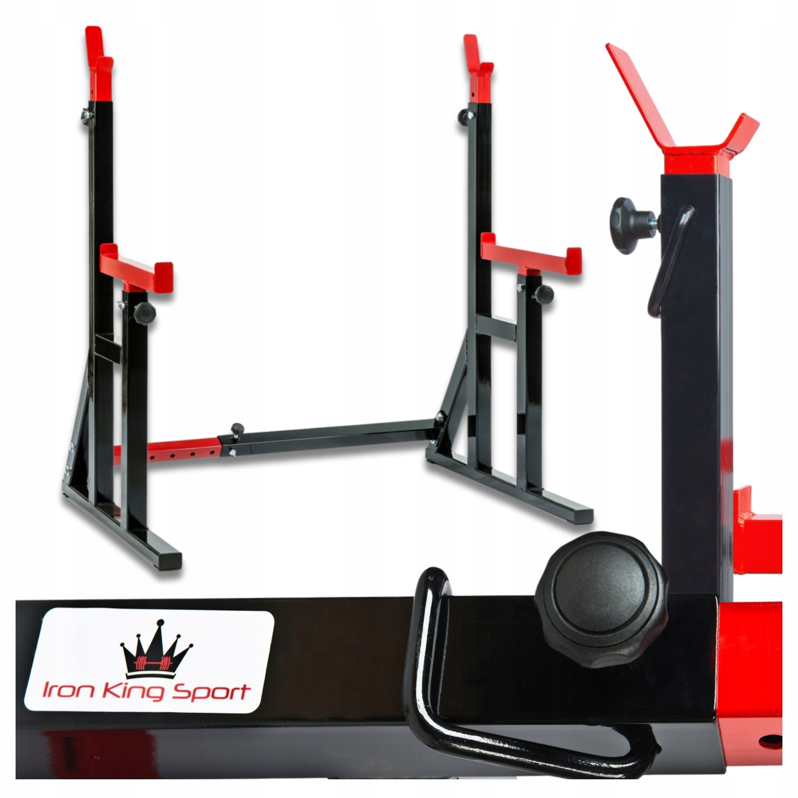 STURDY Barbell Rack with Belay Two Piece Barbell Combined 280 kg