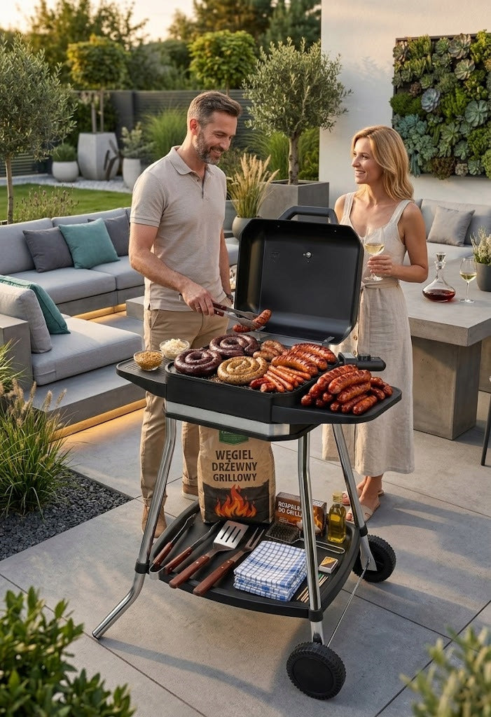 STURDY ELECTRIC GRILL FOR Garden and Kitchen REMOVABLE 5in1 XXL Power rating 3050 W