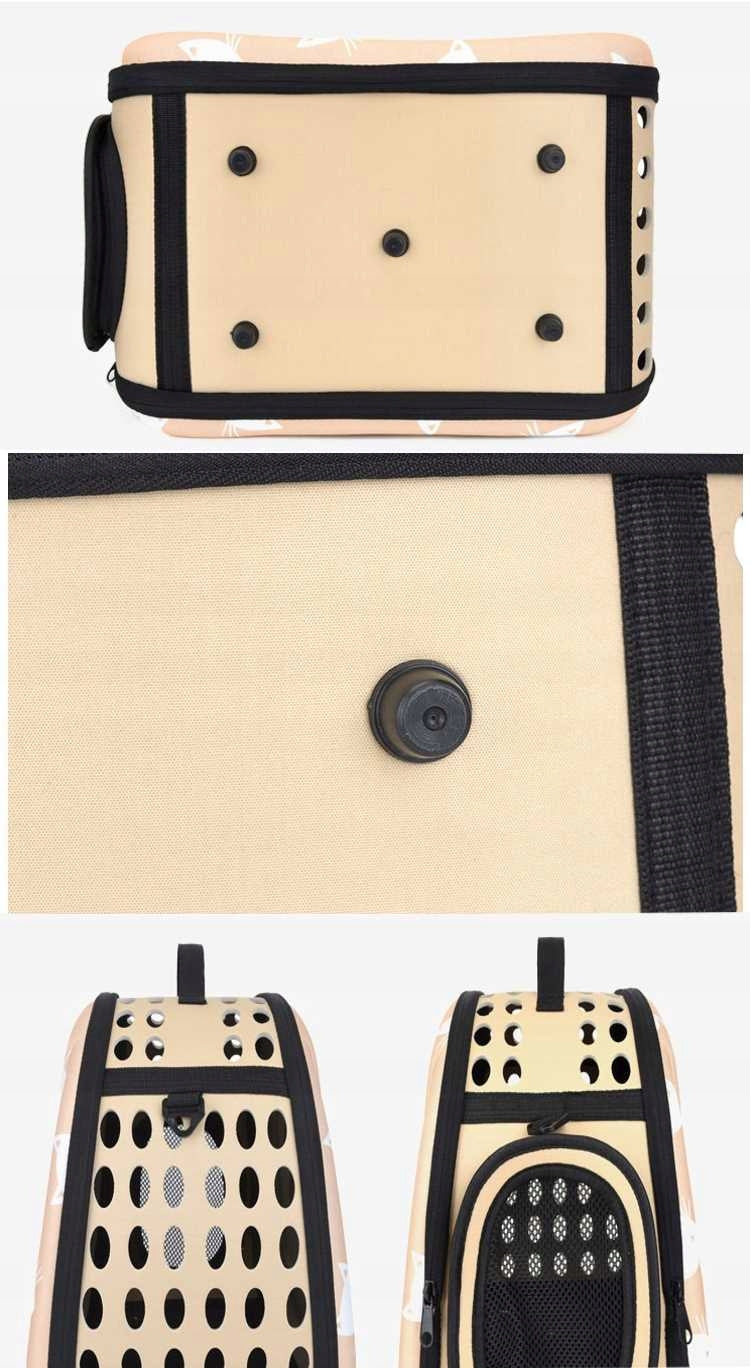 STURDY Transporter for Cat Dog Rabbit Travel Bag for Animals GREY Brand Admir