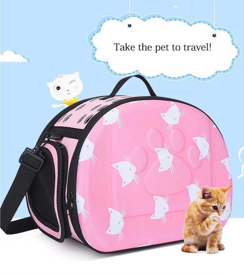 STURDY Transporter for Cat Dog Rabbit Travel Bag for Animals GREY Kind carrier