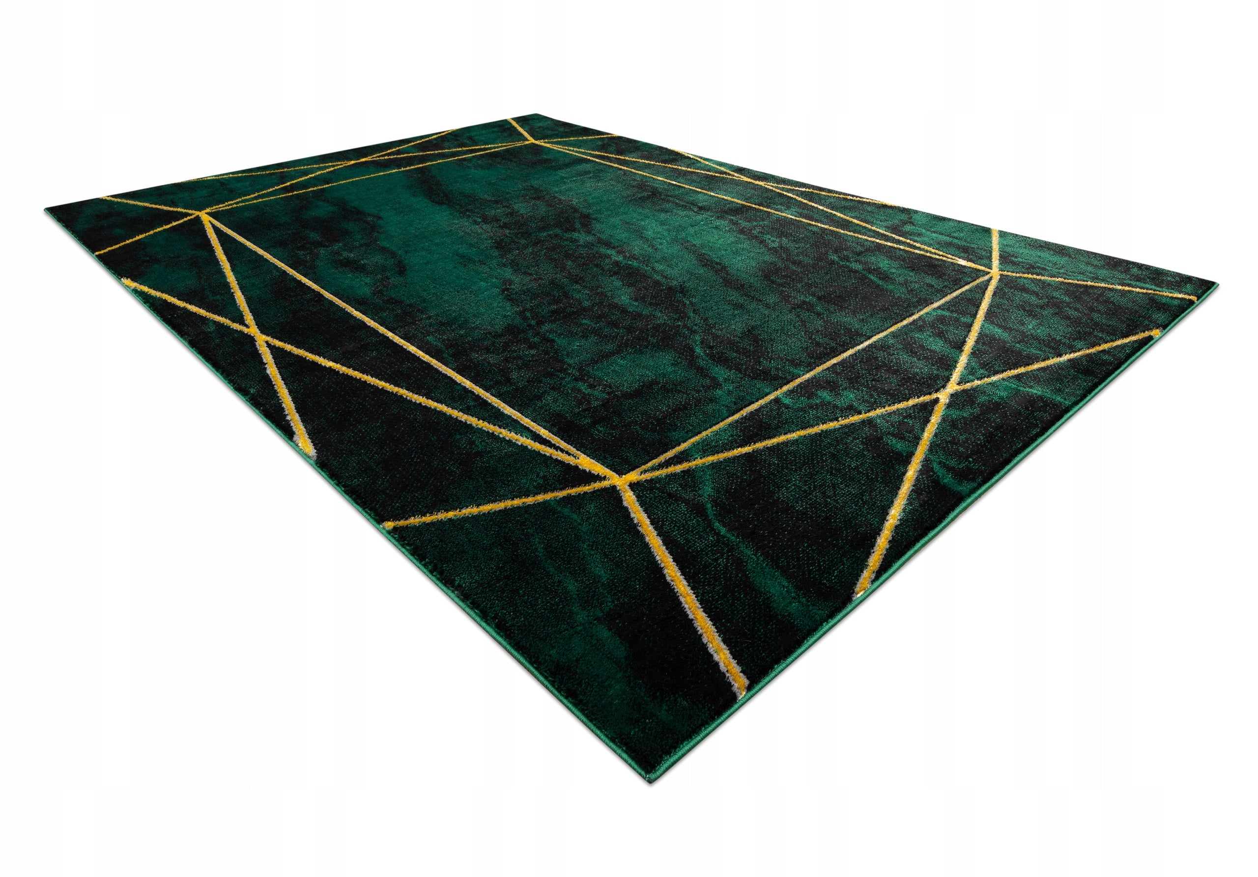 STYLISH CARPET 160x220 cm bottle green #AF427 Length 220 cm