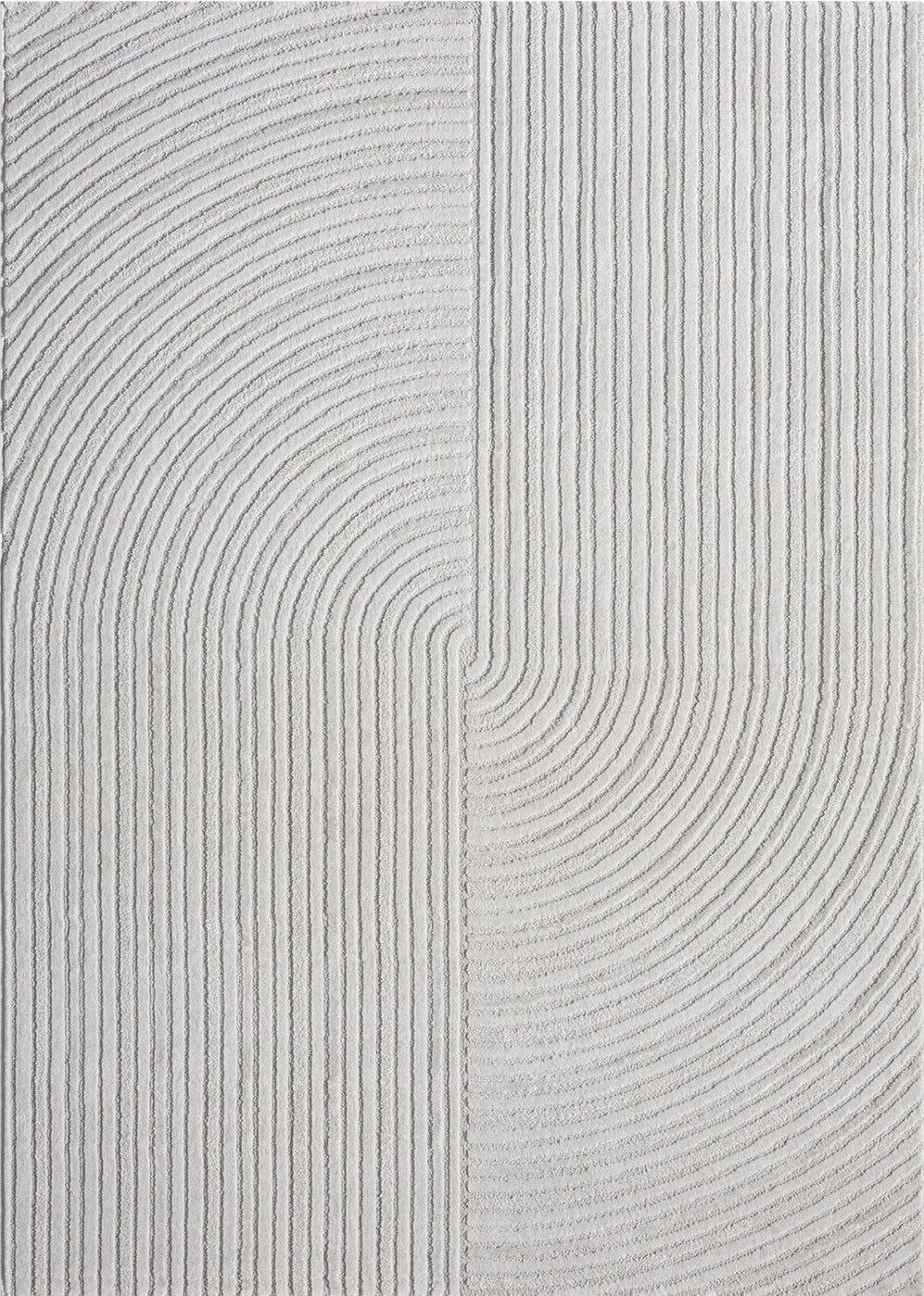 STYLISH LARGE CARPET 200x290 GREY CREAM approx 200x300 for LIVING ROOM SCANDINAVIAN MIX