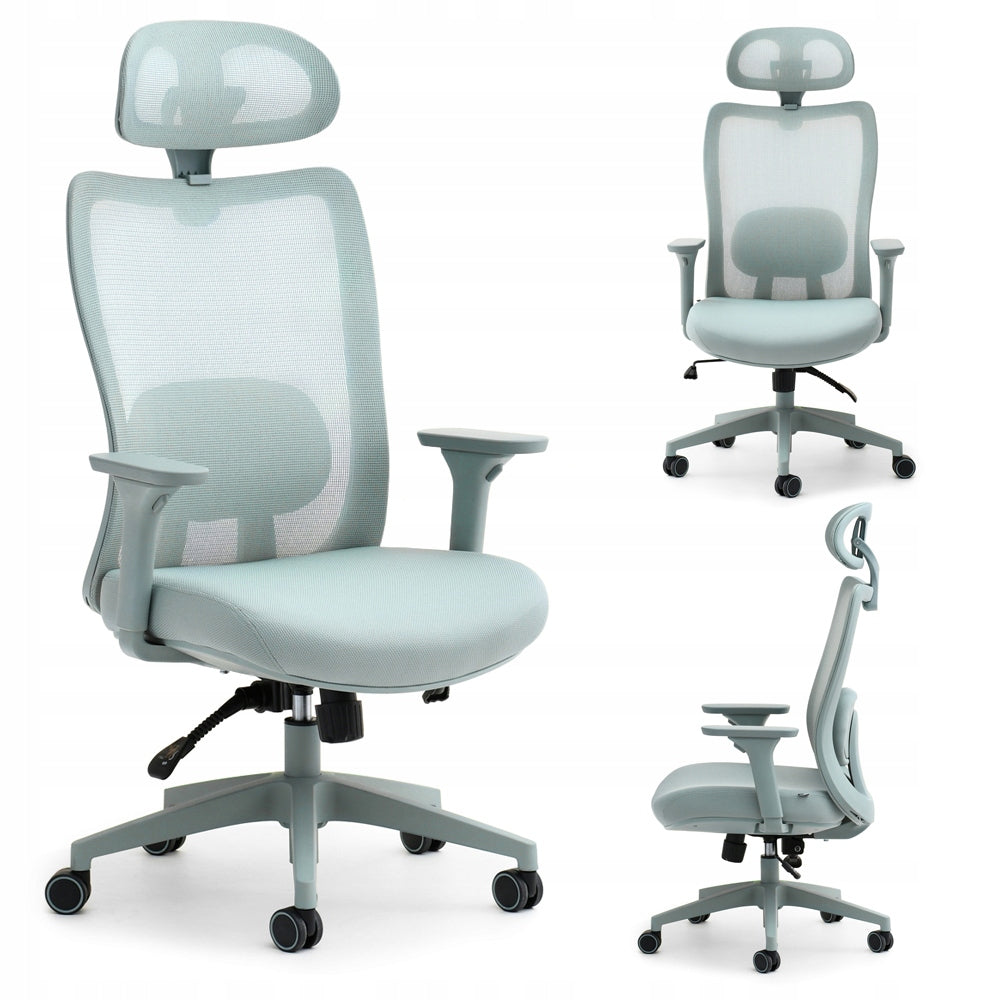 STYLISH OFFICE CHAIR SWIVEL ARMREST ADJUSTMENT MESH MINT ARGON