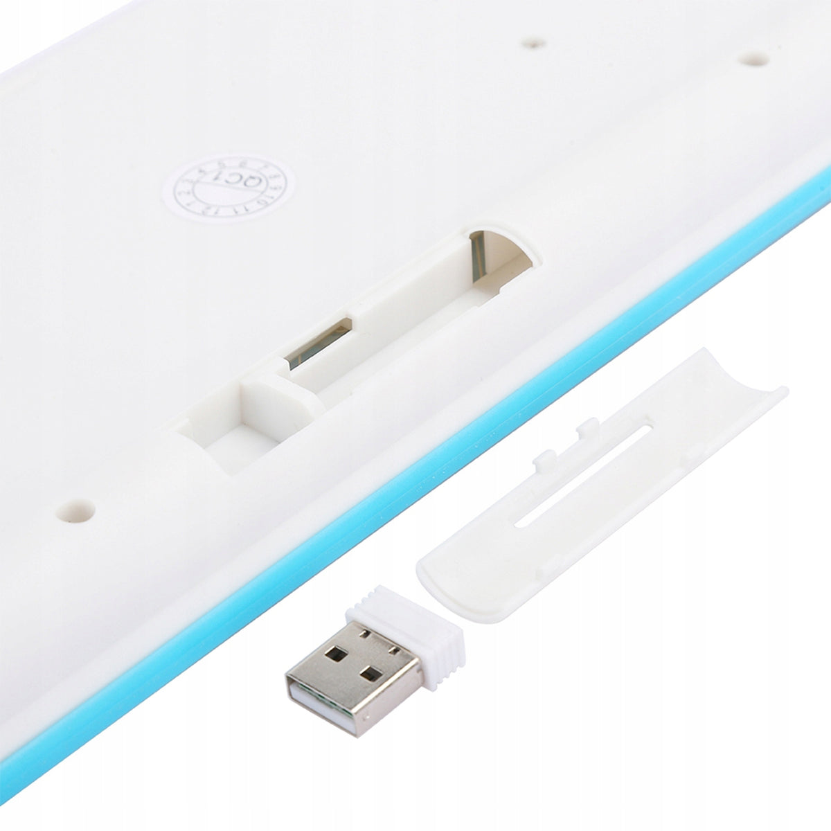 STYLISH WIRELESS MOUSE AND KEYBOARD BLUE Manufacturer no brand
