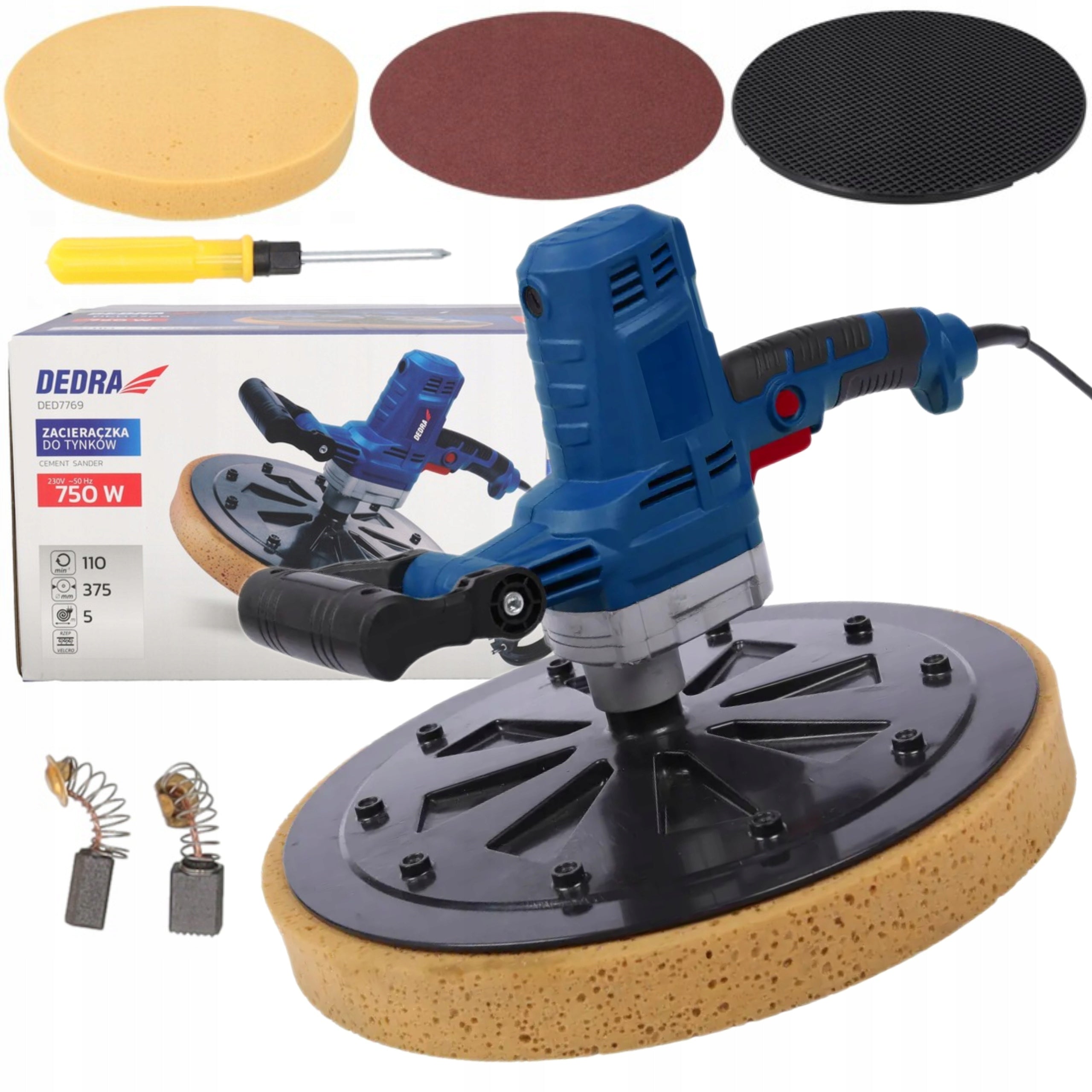 STYROFOAM FACADE GRINDER PLASTER MASHING BOARD 750W DED7769
