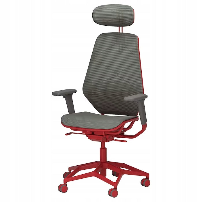 STYRSPEL Gaming chair grey/red