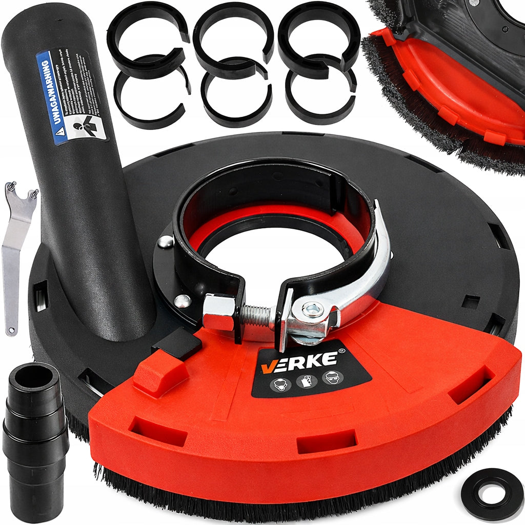 SUCTION COVER FOR ANGLE GRINDER 180MM FOR DUST EXTRACTION
