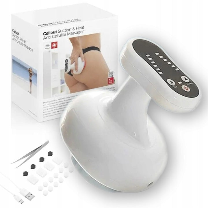 SUCTION SLIMMING MASSAGER WITH HEATING FIRMING AGAINST CELLULITE Packaging status original