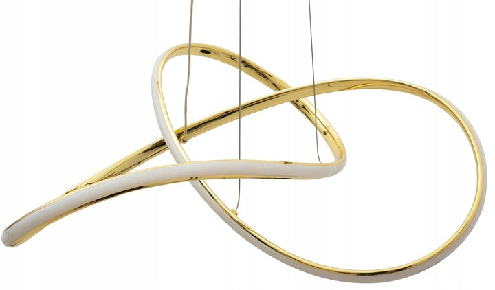 Moderne LED-Deckenleuchte + Pilot App824-CP Gold 