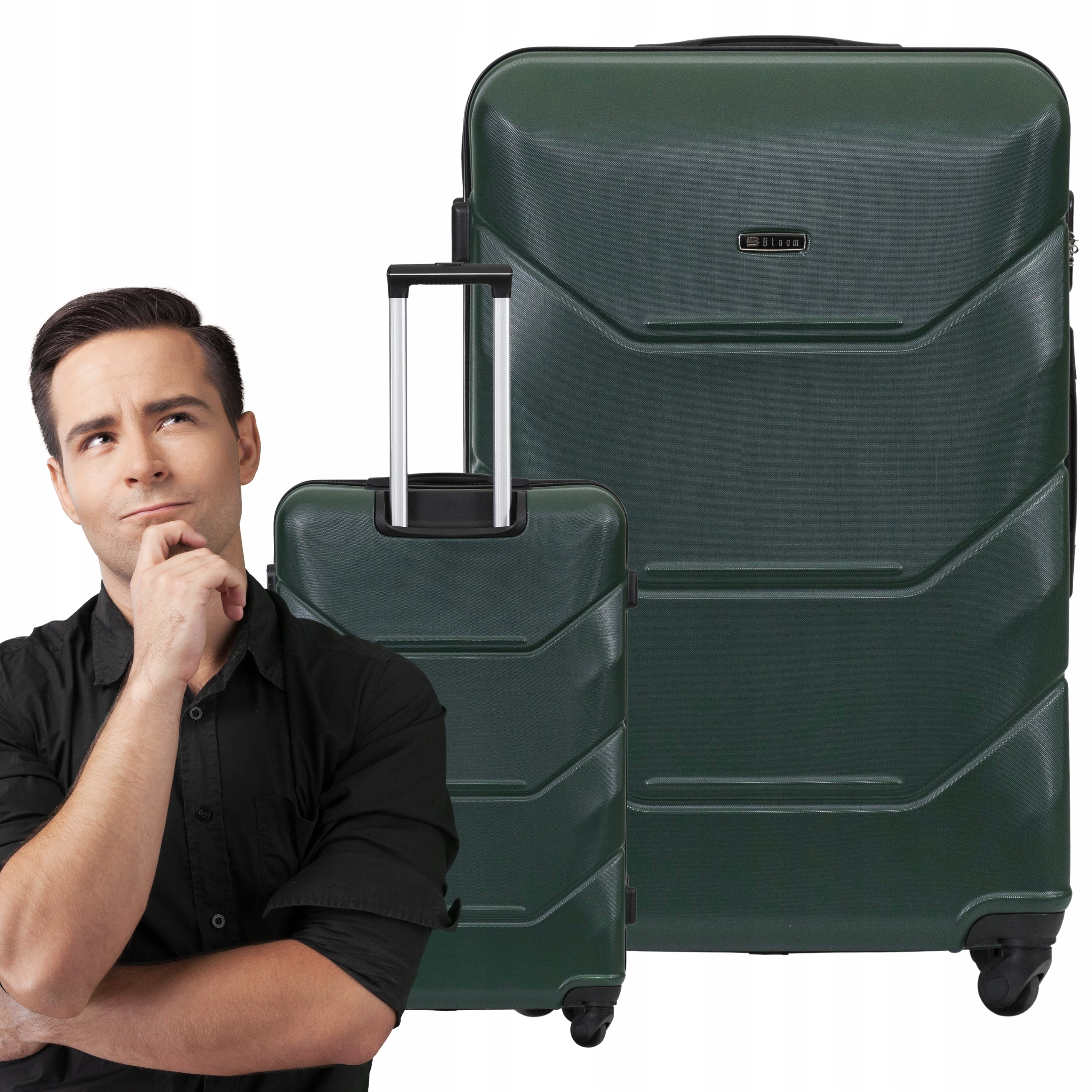 SUITCASE BLOOM XL " 24 " MEDIUM STRONG HARD ABS 13 COLORS PREMIUM Packaging status original