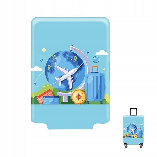 SUITCASE COVER 20 22 INCHES FLEXIBLE WASHABLE DUSTPROOF FOR HOME