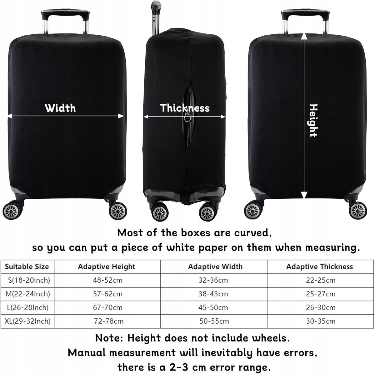 SUITCASE COVER FLEXIBLE 56-61 CM WITH PENDANT Manufacturer code 5900734910284