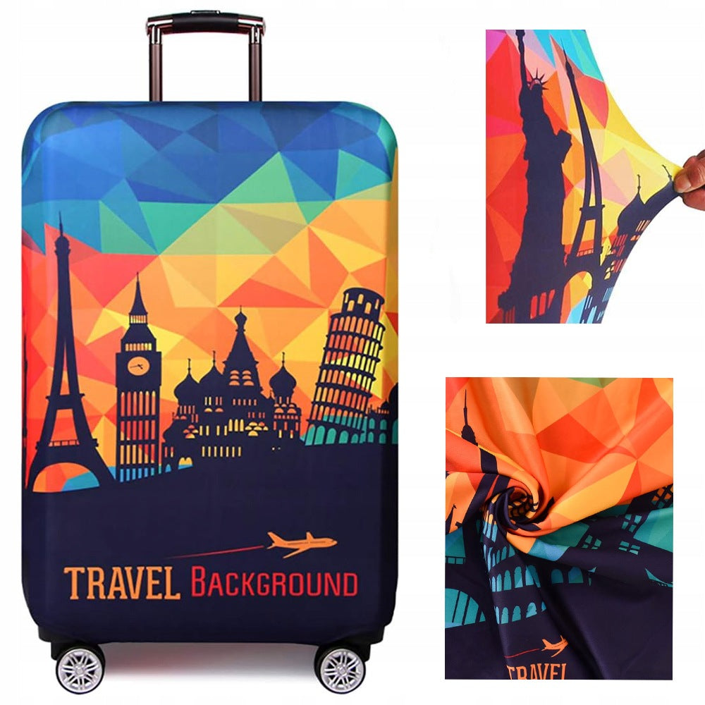 SUITCASE COVER L LARGE PROTECTIVE 26-28" Luggage CASE COLORFUL ELASTIC