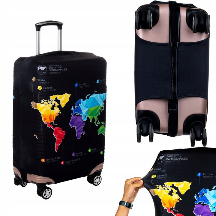 SUITCASE COVER SIZE S FLEXIBLE LUGGAGE PROTECTOR CASE 52x36x25