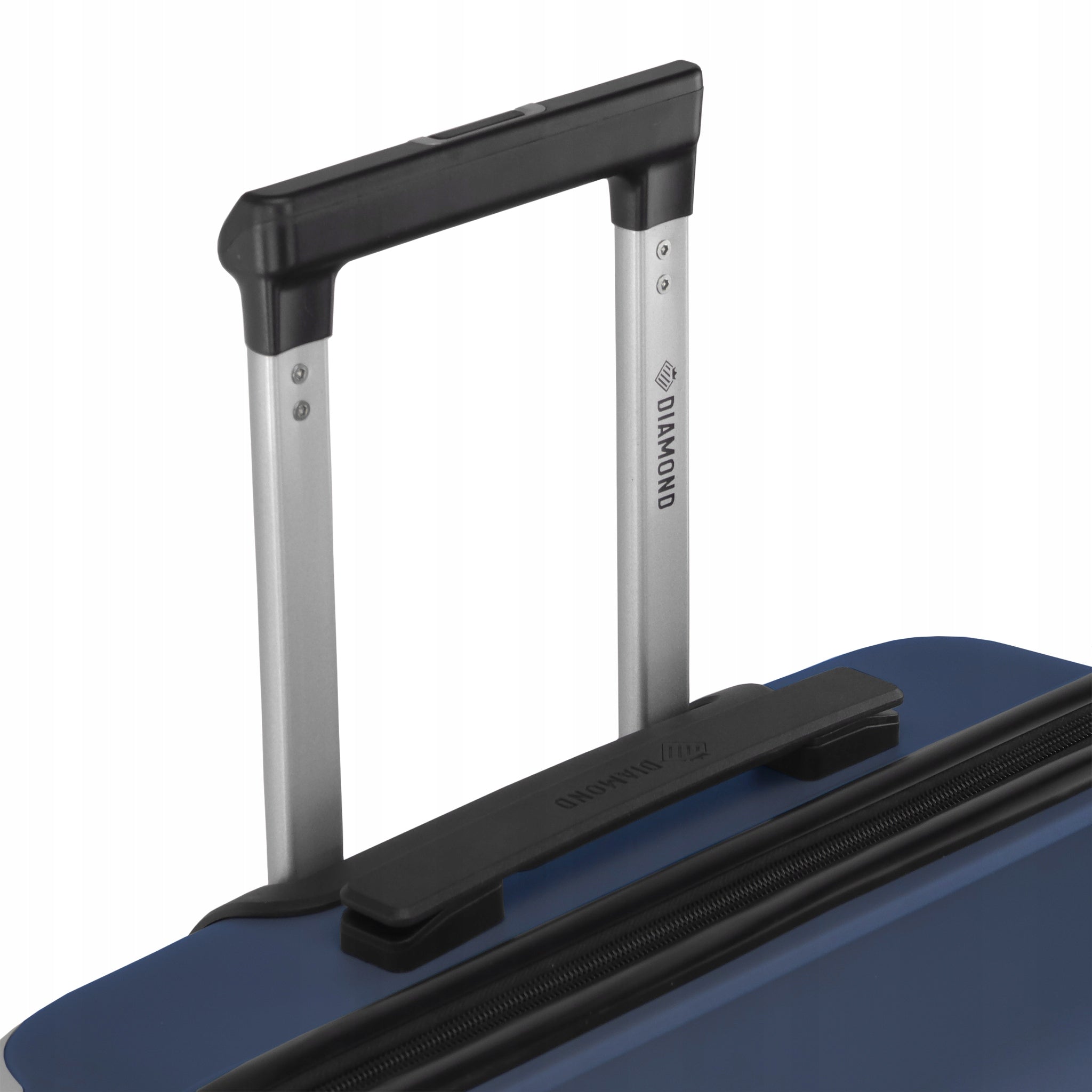 SUITCASE LARGE TRAVEL MADE OF POLYPROPYLENE LUGGAGE DIAMOND NAVY XL 28" P420 Height 76 cm