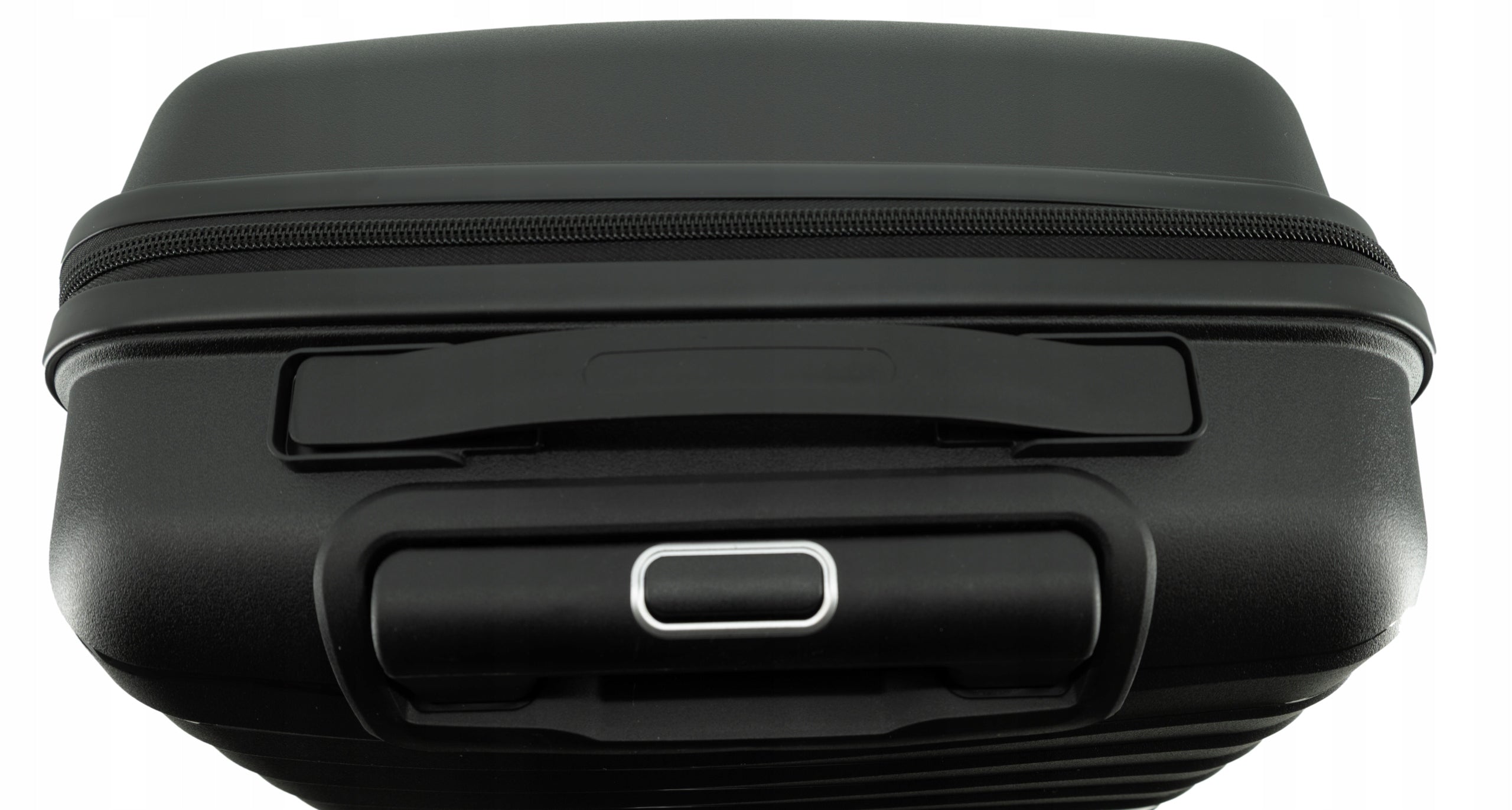 SUITCASE LARGE TRAVEL WHEELS LIGHT LUGGAGE POLYPROPYLENE TSA LANZARO BLACK 91L Depth (shorter edge) 30 cm