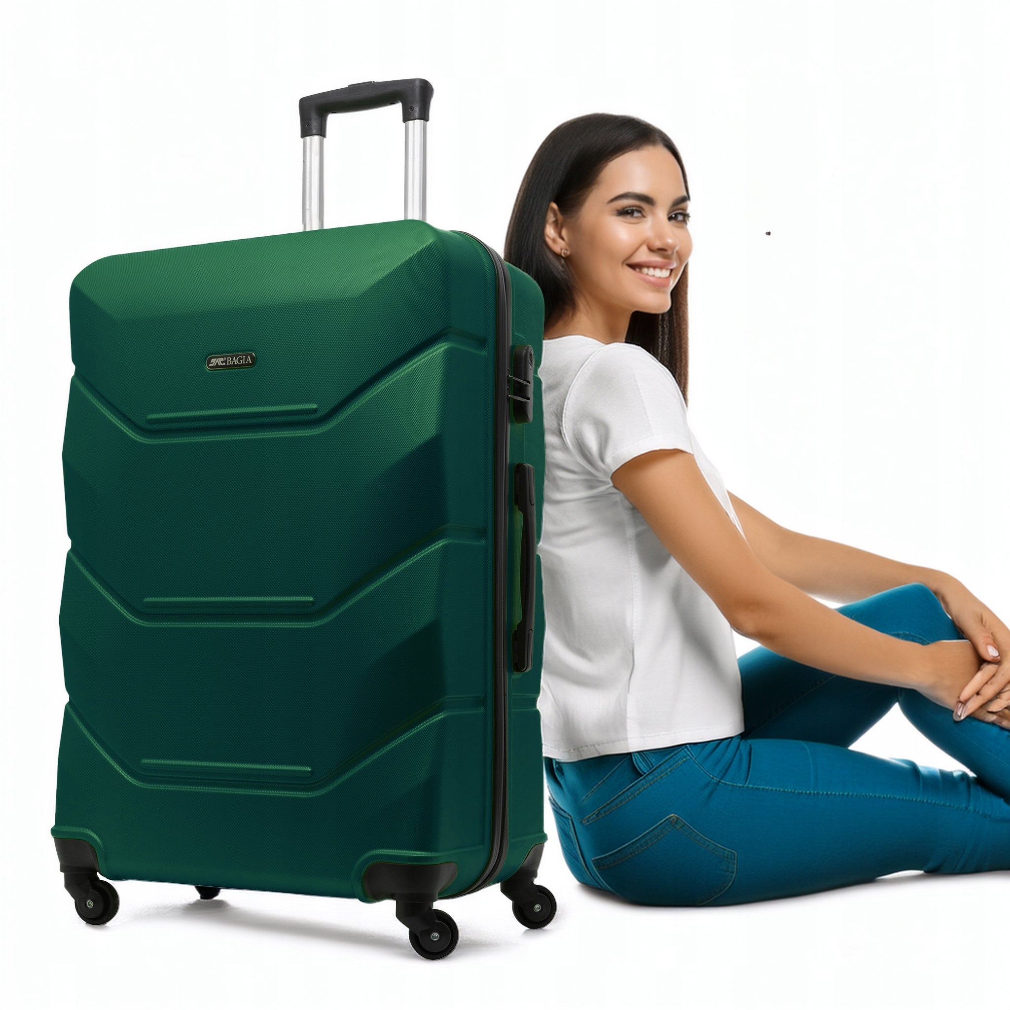 SUITCASE LARGE TRAVEL WHEELS LUGGAGE STRONG EXCLUSIVE XXXL 15 COLORS Packaging status original