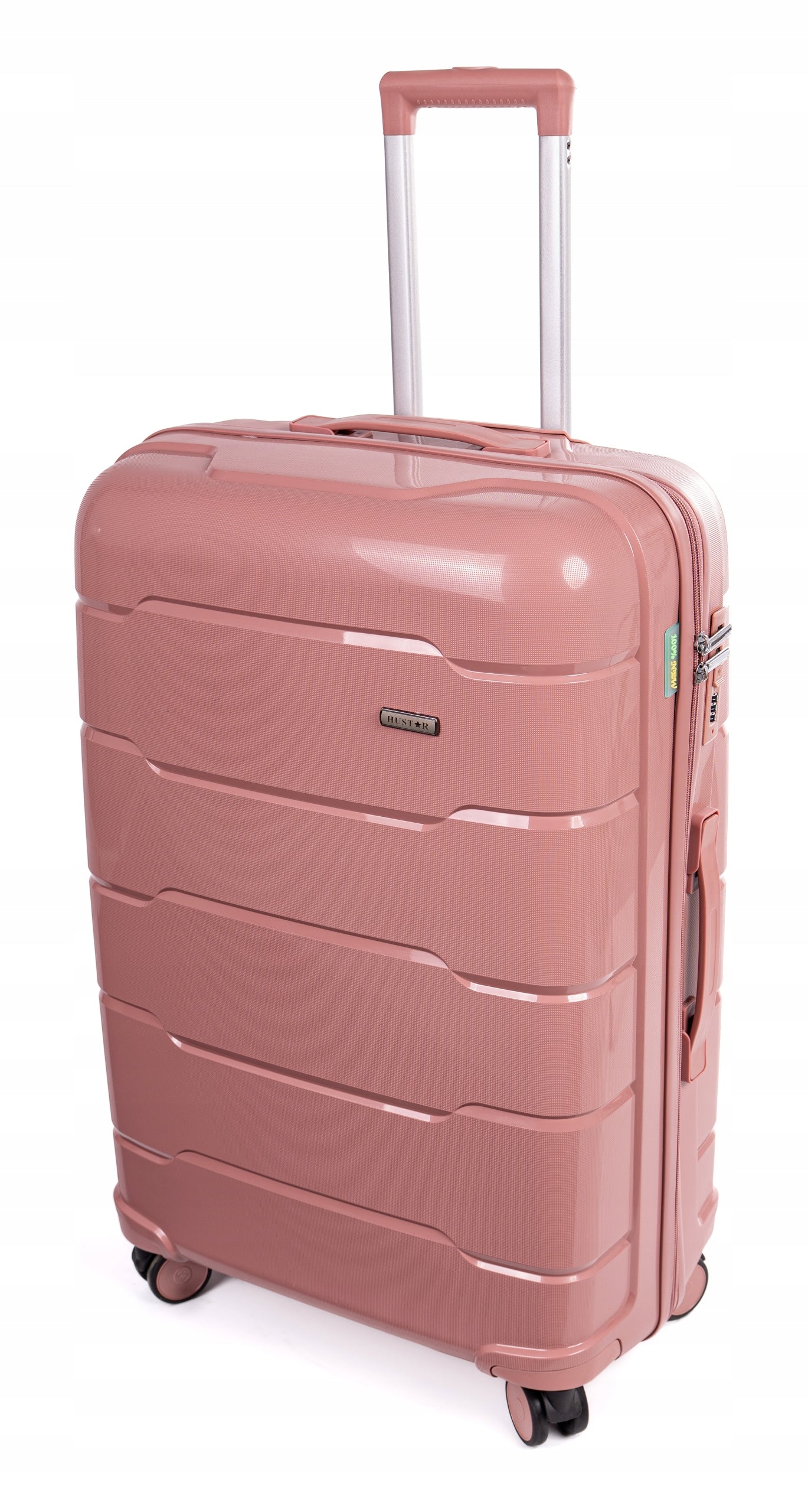 SUITCASE LARGE XXL INDESTRUCTIBLE LUGGAGE DOUBLE WHEELS POLYPROPYLENE Manufacturer code HU357 duża walizka XXL