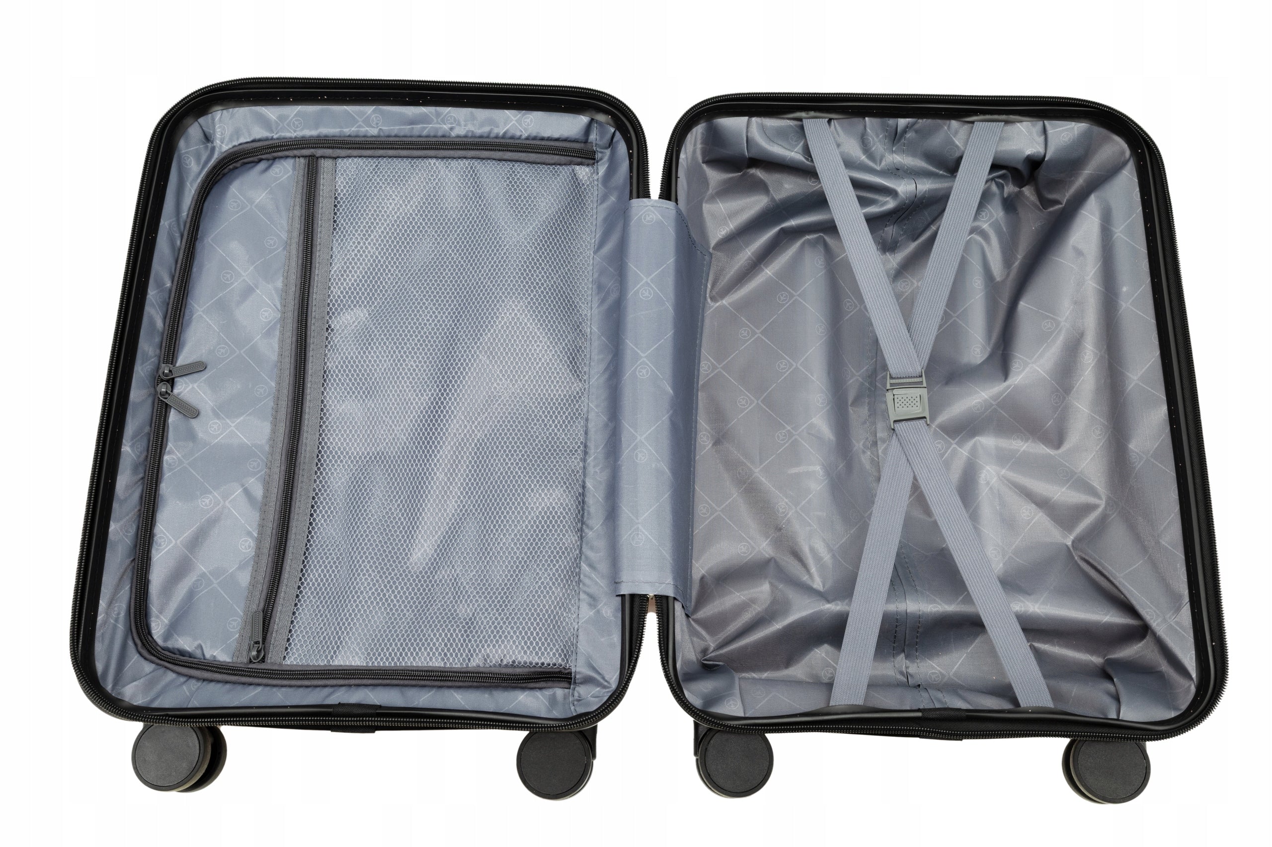 SUITCASE MEDIUM INDESTRUCTIBLE LIGHTWEIGHT POLYPROPYLENE TSA LANZARO ROSE GOLD Depth (shorter edge) 26 cm
